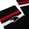 CHAUSSETTES SHADOW FINEST NOIR / ROUGE